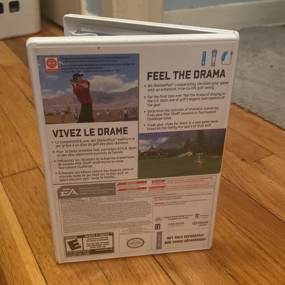 Tiger Woods PGA Tour Wii Nintendo Video Game EA Games - Picture 2 of 4